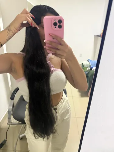 Cabelo humano 2 telas 78 cm 