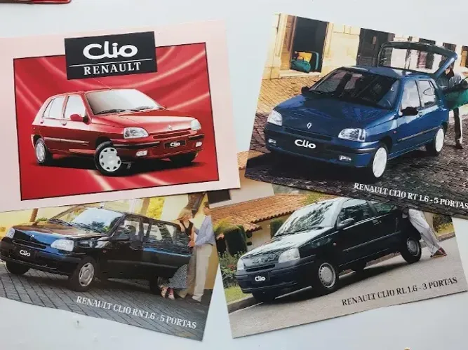 Renault Clio Argentino - Kit 4 Catálogos Folders