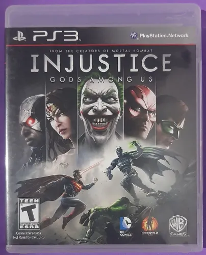 Jogo Injustice: Gods Among Us - PS3 semi-novo completo
