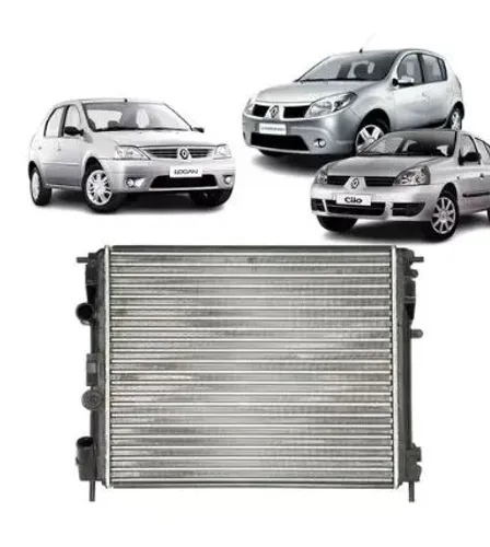 Radiador Clio Logan Sandero 1.0 1.6 2005 A 2013