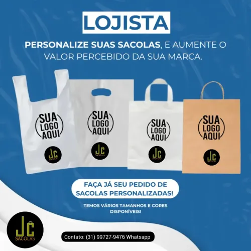 Sacolas personalizadas 