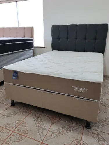 Cama Box com Colchão Concept Plumatex