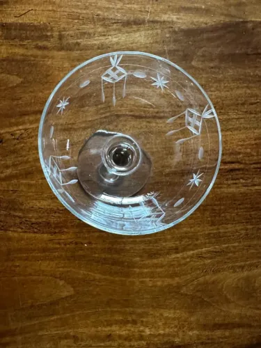 Taças champagne, cristal lapidado