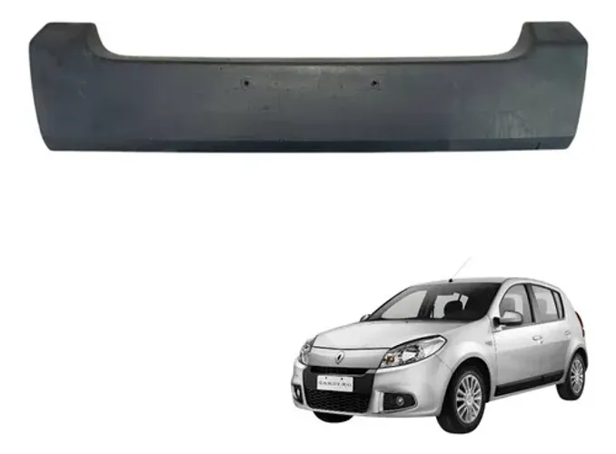 Moldura Parachoque Dianteiro Sandero 2010 2011 2012 2013