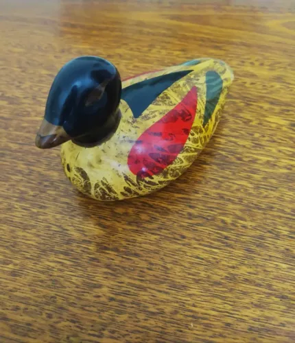 Pato de Cerâmica Decorativo