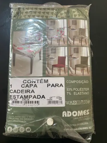04 capas  de cadeira malha suplex em gel estampada - adomes