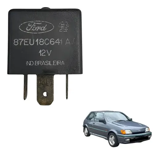 Rele Auxiliar Farol Ford Fiesta Courier Escort 1987 1990 91