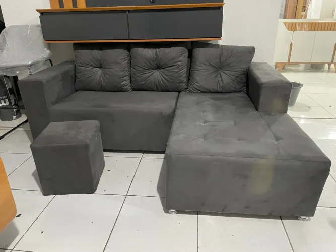 Sofá de canto com Chaise 