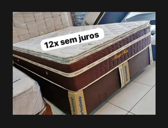 Cama box colchão novo hoje