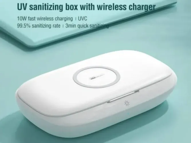 Caixa Nillkin para esterelização e carregamento wireless 10W