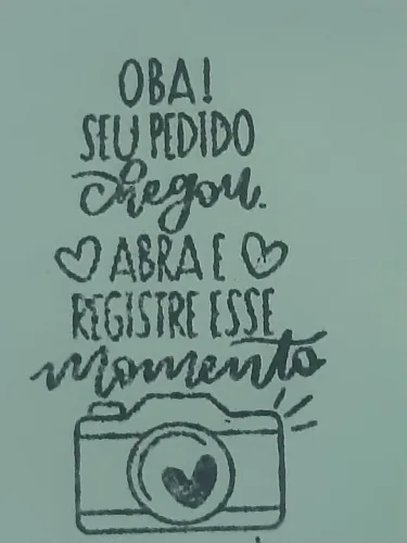Carimbo pra agradecer as vendas 
