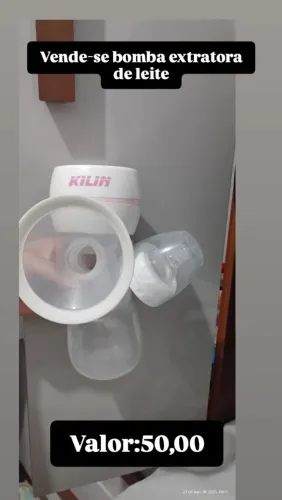 Bomba extratora de leite