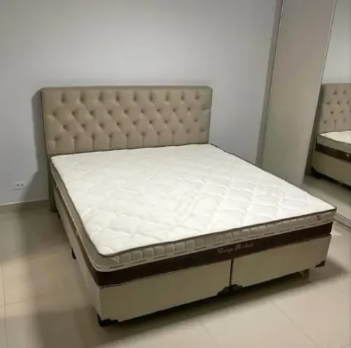 Cama box colchão e suporte
