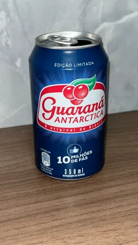 Lata antiga Guaraná Antártica comemorativa