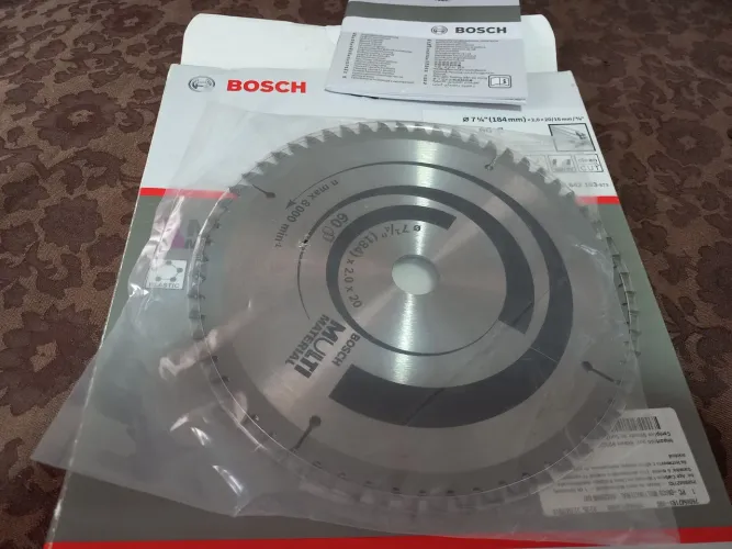 DISCO DE SERRA CIRCULAR BOSCH -184 mm 60 Dentes