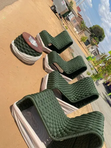 Conjunto Sena em tricô náutica, disponível em cores 