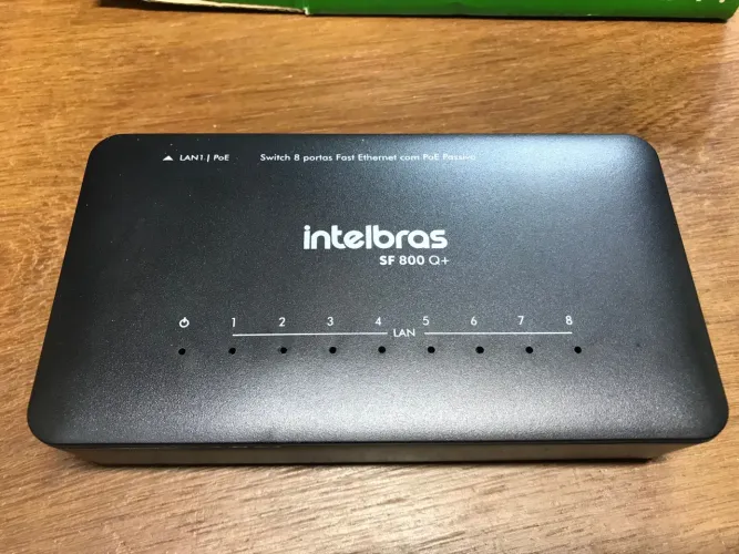 Switch intelbras SF 800 Q+ 8 Novo