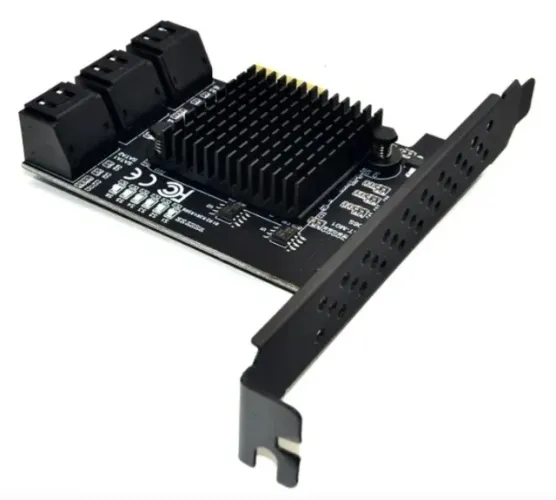 Controladora 6 Portas Sata 3.0 Marvell 88se9215 Pcie X1