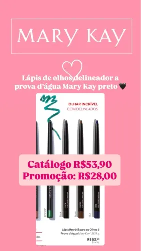 Lápis de Olhos Delineador à Prova D'Água Mary Kay