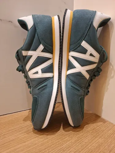 Tênis ARMANI EXCLUSIVO verde e branco