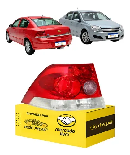 Lanterna Sinaleira Vectra Sedan 2006 2007 08 09 10 2011 L.e Esquerdo/motorista Vermelho