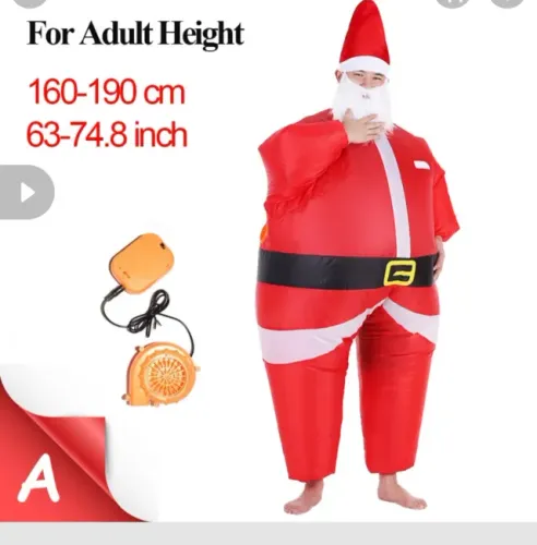 Papai Noel inflável