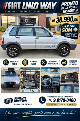 Fiat Uno Mille WAY Economy 1.0 F.flex 4P 2013