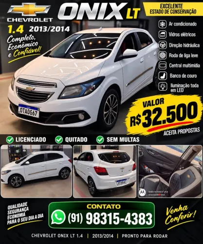 Chevrolet Onix Hatch LT 1.4 8V Flex Power Mec. 4P 2014