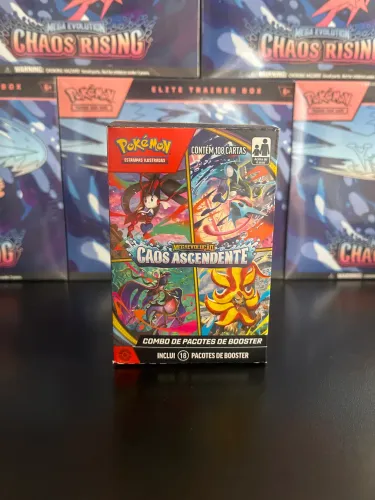 Combo de booster Pokémon Tcg - Caos ascendente Cartas