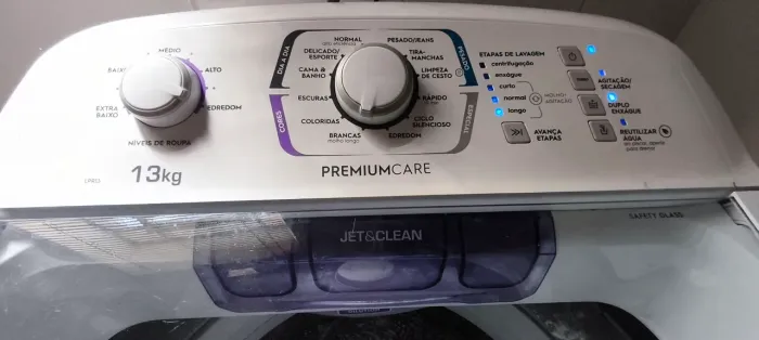 Máquina de Lavar Electrolux Premium Care 13kg Jet&Clean - Funcionando Perfeitamente