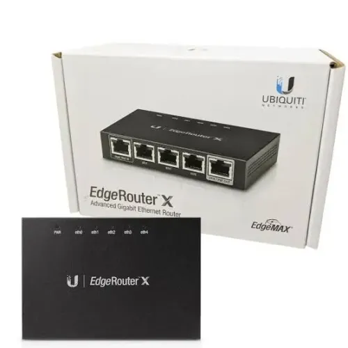 Roteador EdgeRouter Ubiquiti 5P Rj45 Poe - ER-X
