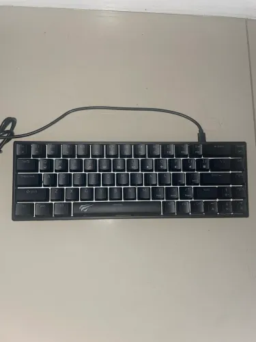 Teclado Mecânico Havit KB881L RGB Switch Azul - Ótimo Estado