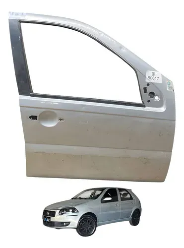 Porta Dianteira Direita Fiat Palio Elx 1.4 2008 A 2014 Dianteira Direita Cinza