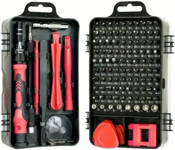 Kit Chaves de Precisão 115 em 1 Magnético - Novo