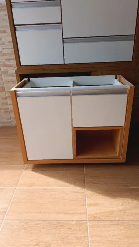 Balcão de banheiro em MDF