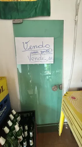 Porta de vidro