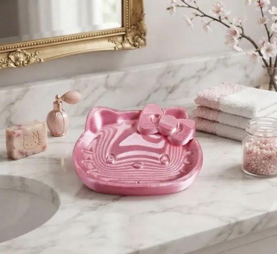 Saboneteira hello Kitty 