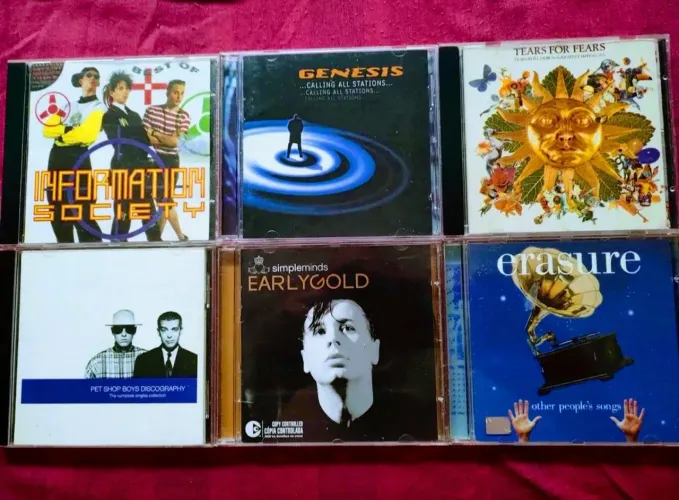 6CD Synth-pop e Rock pop. Leia Descrição