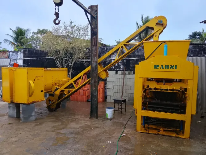 Máquina de fábrica de bloco