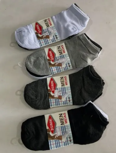 Kit 12 Pares Meias Cano Curto 