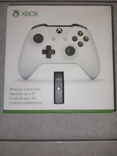 Controle Xbox One S com Adaptador Wireless Microsoft PC - Original