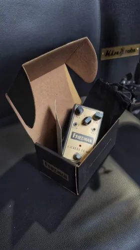 Pedal Friedman Golden Pearl melhor que BE-OD raríssimo Overdrive Guitarra