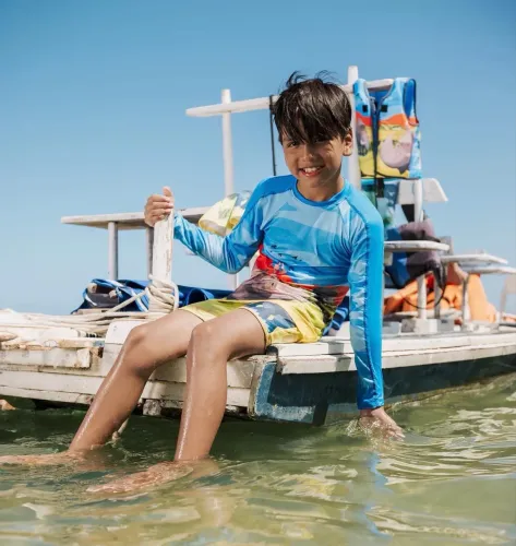 Conjunto Moda Praia Peixote Kids