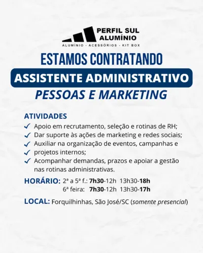 Assistente Administrativo | RH e Marketing