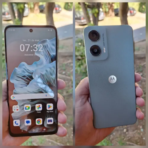 Vendo Motorola G35 5g 256 gigas está novo nunca trocou peças