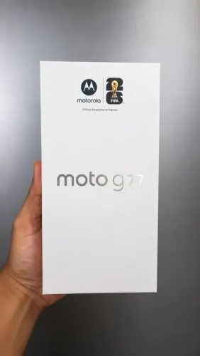 Smartphone Moto G77 6.8 256GB 5G novo lacrado <br>Cmera Dupla 108MP