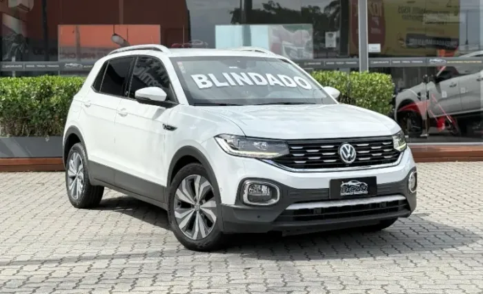 T-Cross Highline 1.4 TSI Flex Pack Beats Blindado Vidros AGP Todo Revisado