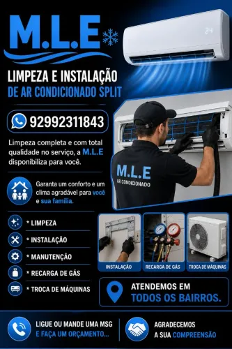Limpeza de ar condicionado split &