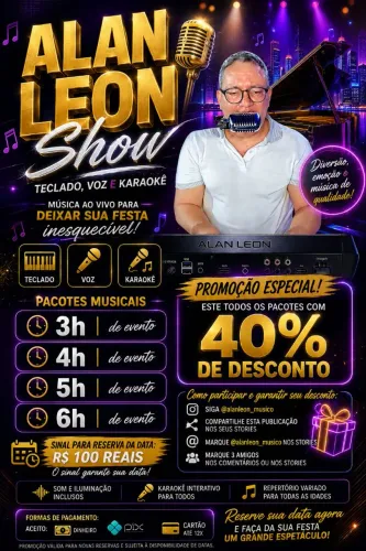 Musica ao Vivo e karaokê