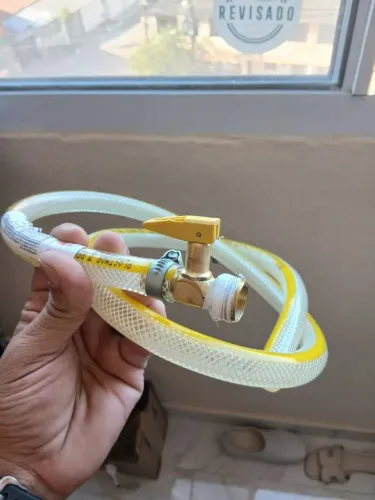 Mangueira pra fogão com chave registro